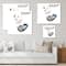 Designart - Little Penguin With Stars and Planets I - Farmhouse Canvas Wall Art Print